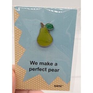 We make a perfect pear SWEET TALK fun enamel tack lapel pin Ganz